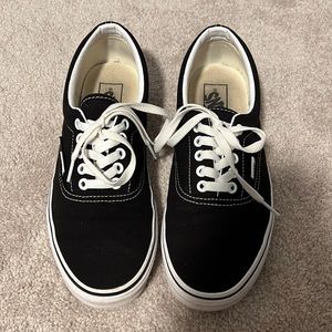 Womens Size 9.5 Black Vans